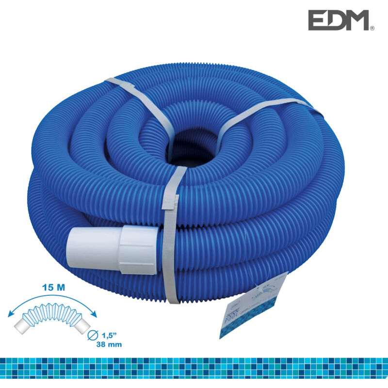 foto del prodotto edm tubo autogalleggiante 3,8cm 15m blu pe