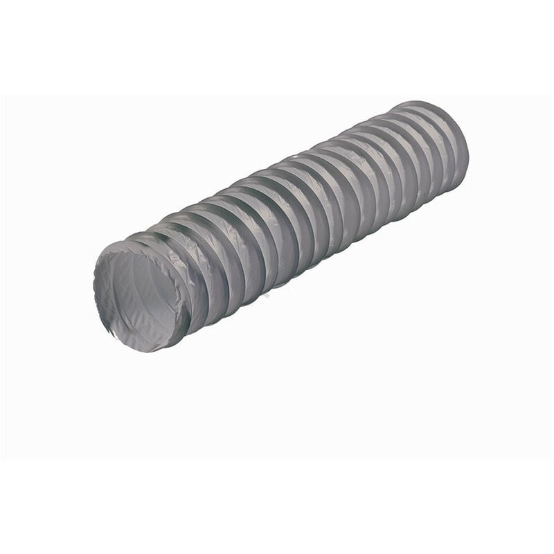 foto del prodotto edm tubo flex plastica grigio 12 12,5 cm x 2,5 m poly polipropilene fralatn riscaldamento e ventilazione
