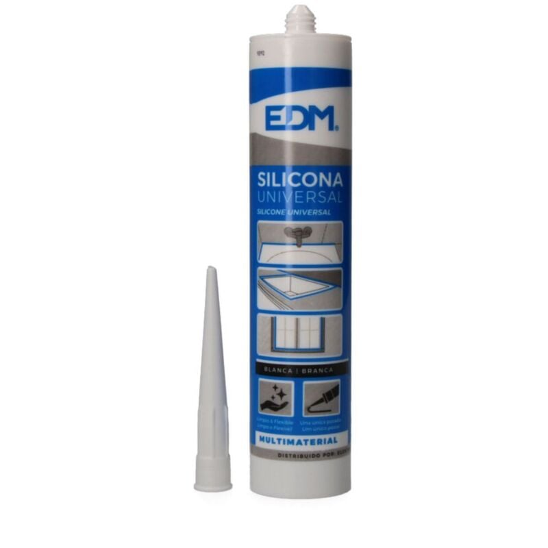 foto del prodotto edm - universal silicone bianco 280ml