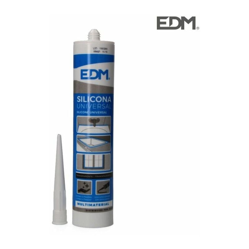 foto del prodotto edm universale in silicone trasparente 280ml