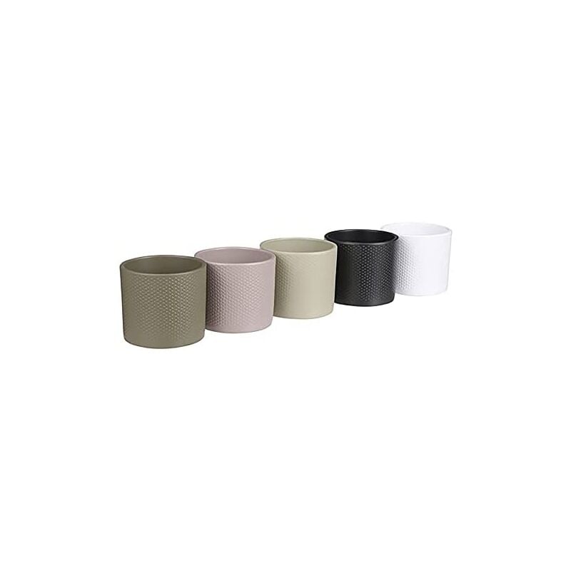 foto del prodotto edm vaso da fiori in ceramica era colori assortiti 13,5x12,5cm