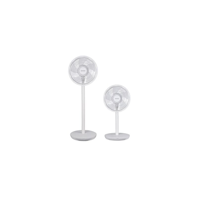foto del prodotto edm ventilatore a piantana puncha 35w 230v 34cm con 3 altezze regolabili, bianco