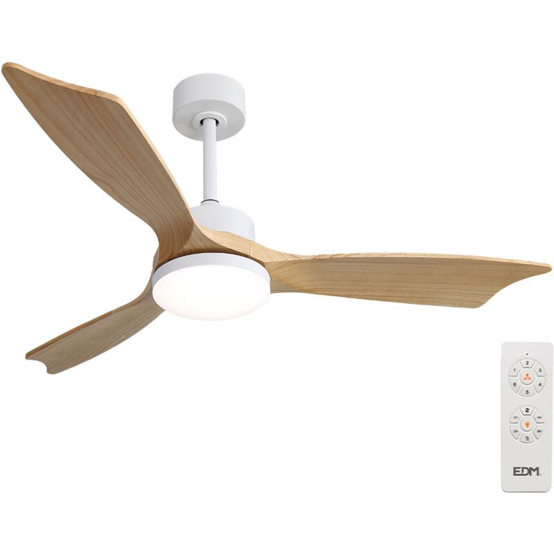 foto del prodotto edm ventilatore da soffitto con luce 33819 baltic 20 w 2190 lm