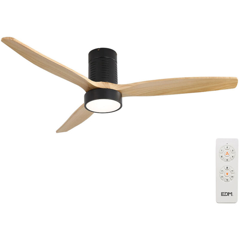 foto del prodotto edm ventilatore da soffitto con luce 33823 kara 30 w 2190 lm