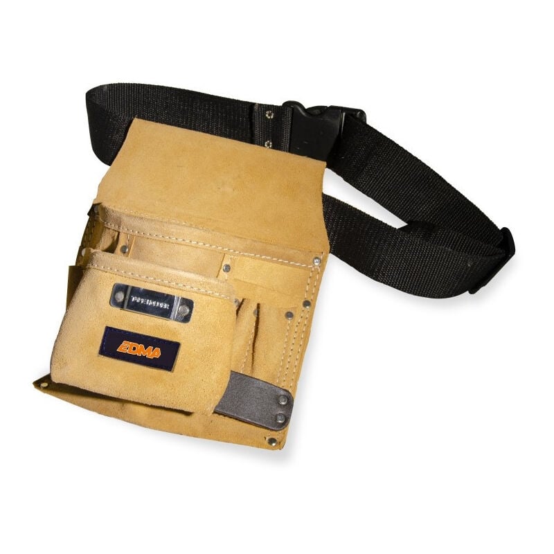 foto del prodotto edma astuccio porta attrezzi in vera pelle crosta con cintura