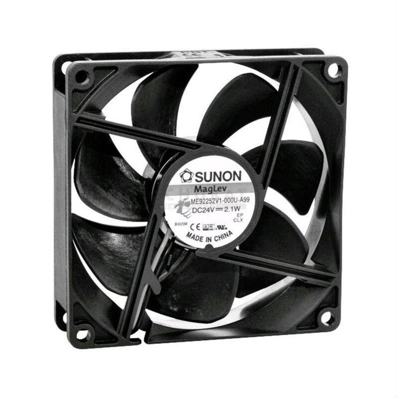 foto del prodotto ef92251s11000ua99 ventola assiale 12 v dc 87.47 m h l x l x a 92 x 92 x 25 mm sunon