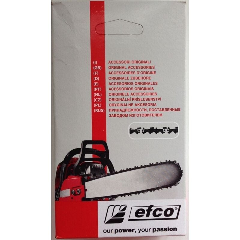 foto del prodotto efco - catena k250c-k-066e 66 denti .325'x.050' 1,3 mm l.28-50 cm semi chisel