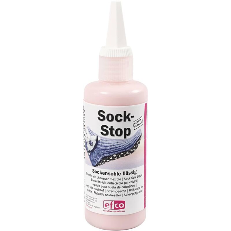 foto del prodotto efco sock stop colla speciale, lattice, rosa, 4 x 4 x 14,5 cm