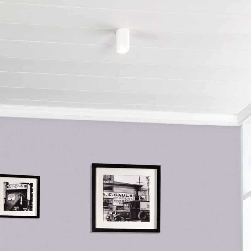 foto del prodotto efectoled applique a soffitto gesso opalo bianco
