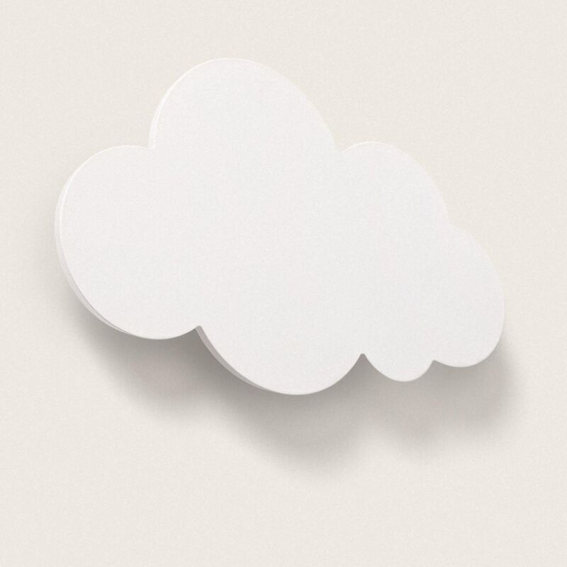 foto del prodotto efectoled applique da parete led 10w per bambini cloudy bianco