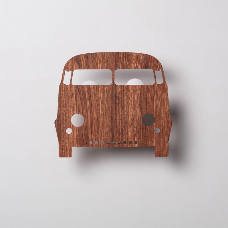 foto del prodotto efectoled applique da parete per bambini bussi naturale