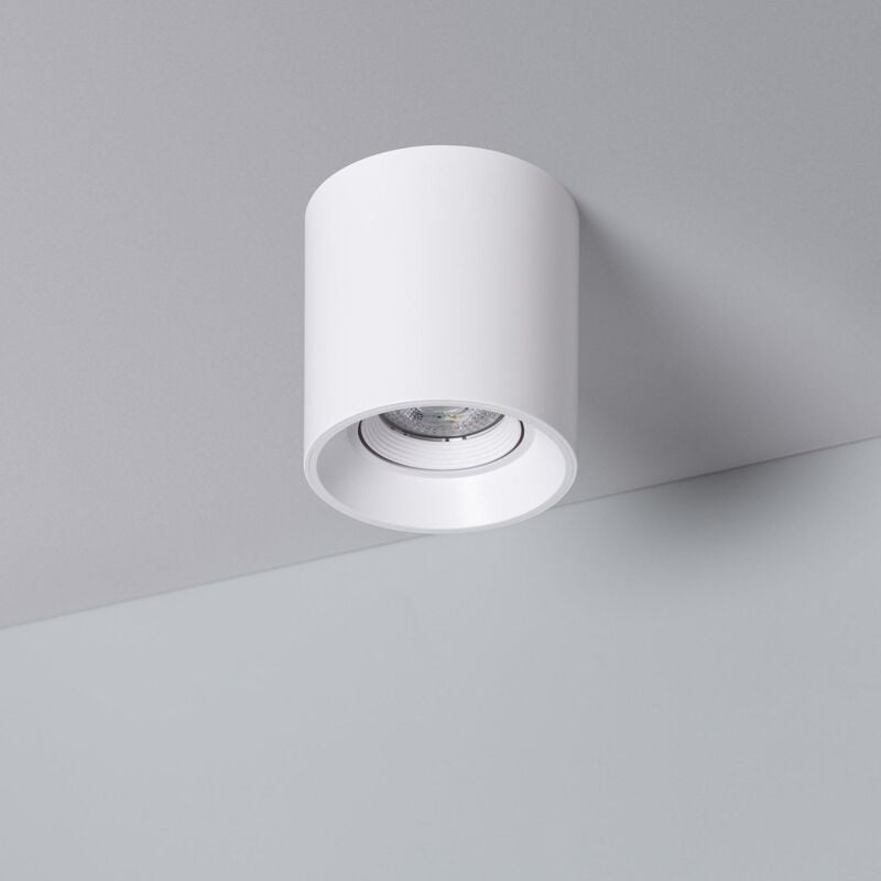 foto del prodotto efectoled applique da soffitto bianco con lampadina gu10 space bianco caldo 2700k