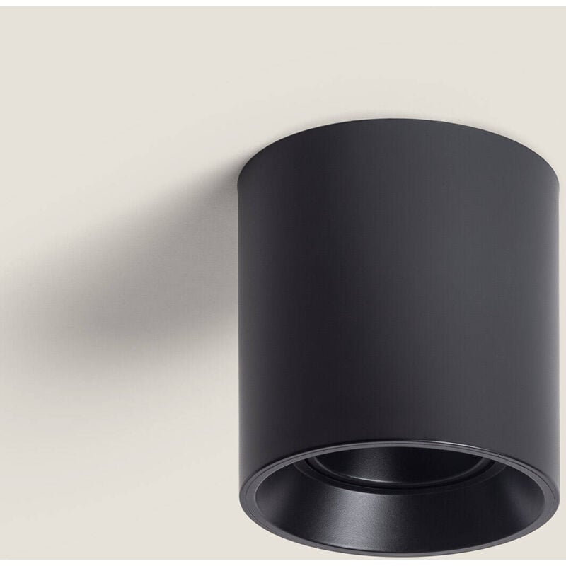 foto del prodotto efectoled applique da soffitto quarzo bianco nero