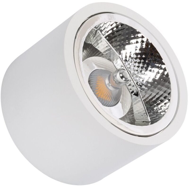 foto del prodotto efectoled applique led 15w da superficie ar111 120 mm bianco caldo 3000k
