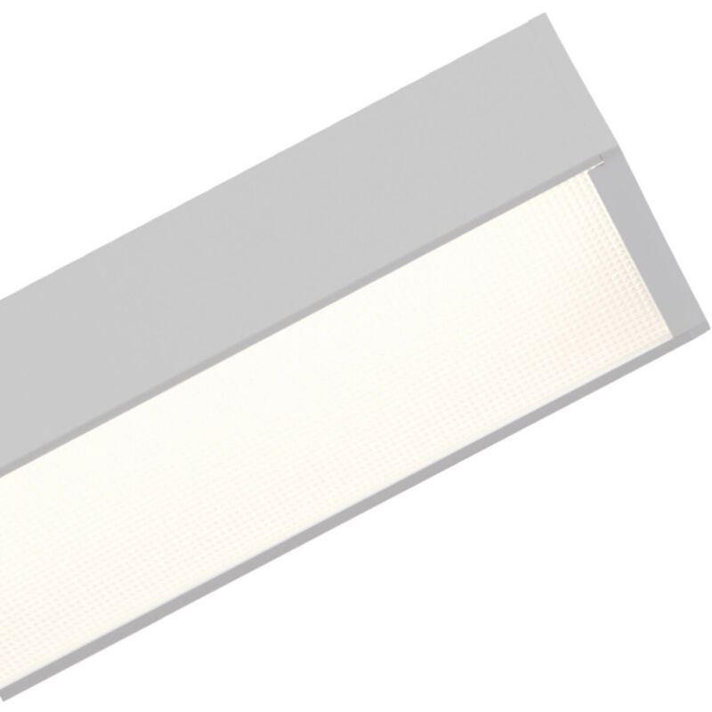 foto del prodotto efectoled barra lineare led 120cm 40w turner argento bianco naturale 4000k
