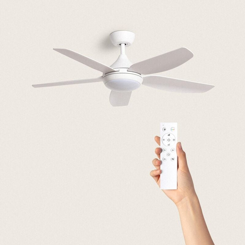 foto del prodotto efectoled bianco bianco con luce controller a parete telecomando no