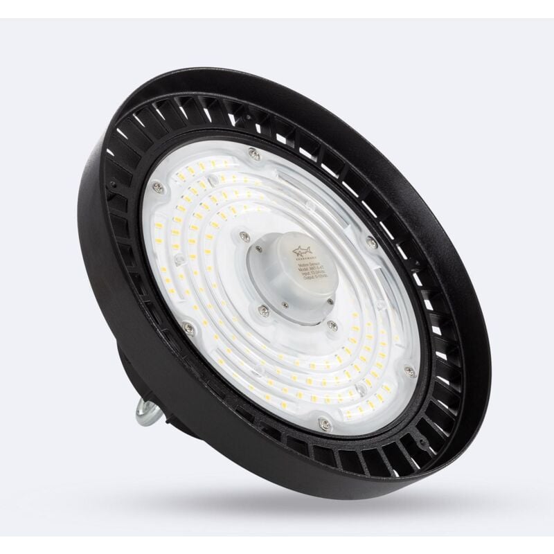 foto del prodotto efectoled campana led industriale ufo 100w 170lm w lifud smart sensore di movimento bianco freddo 6500k sensore di movimento radar