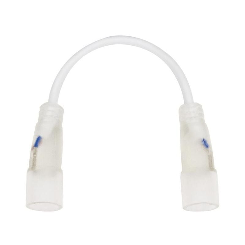 foto del prodotto efectoled cavo connettore per striscia led neon flessibile circolare 360 monocolore bianco