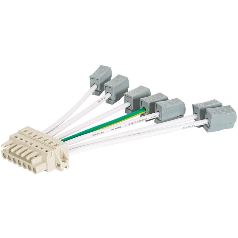 foto del prodotto efectoled connettore a rete per barra lineare led trunking bianco
