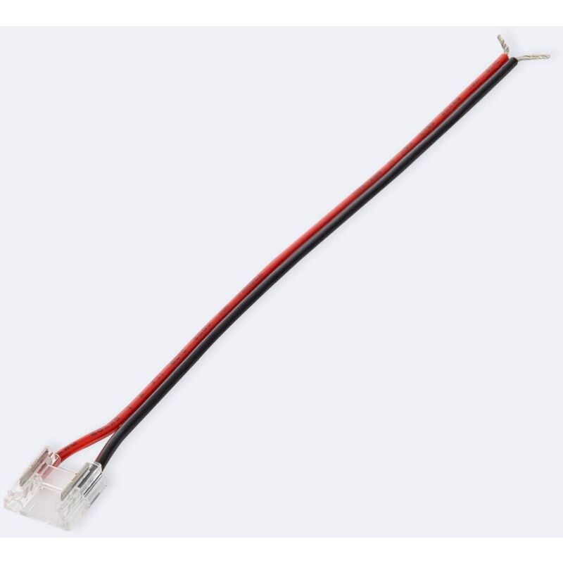 foto del prodotto efectoled connettore con cavo striscia led 12 24v dc smd e cob ip20 larga 8mm 8 mm
