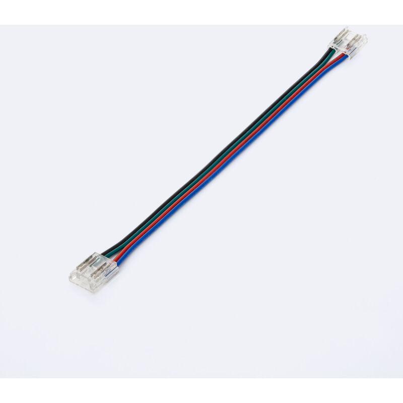 foto del prodotto efectoled connettore doppio con cavo per striscia led ic digital spi 24v dc cob larga 10mm 10 mm