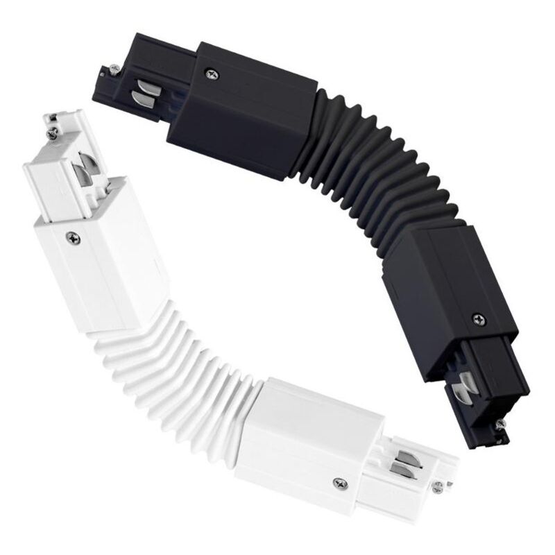 foto del prodotto efectoled connettore flessibile per binario trifase bianco