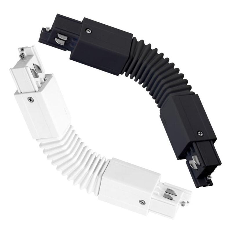 foto del prodotto efectoled connettore flessibile per binario trifase nero