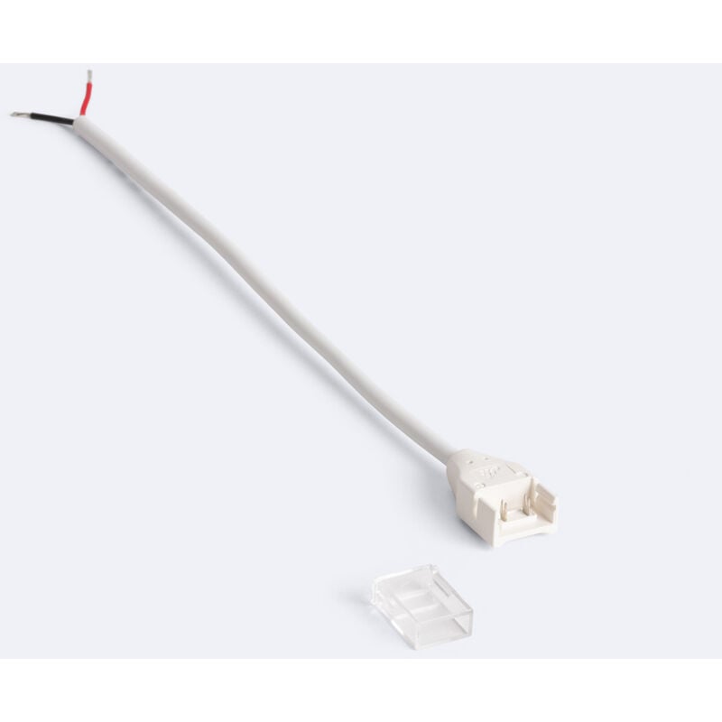 foto del prodotto efectoled connettore hippo con cavo per striscia led silicone flex smd cob larga 10mm 10 mm