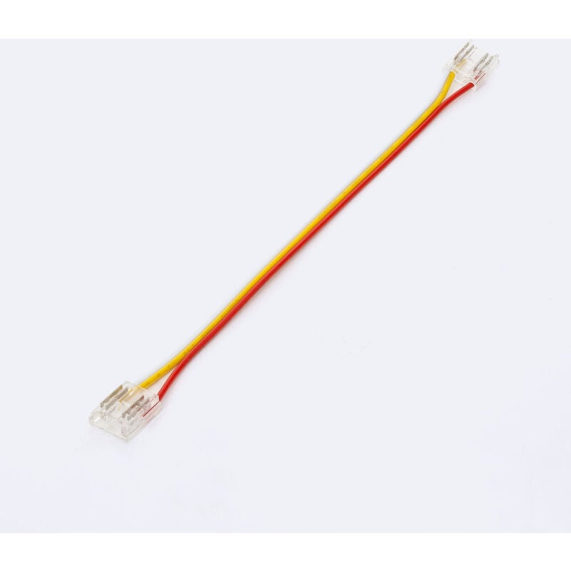 foto del prodotto efectoled connettore hippo doppio con cavo per strisce led cct 24v dc cob smd2022 ip20 larga 10mm cct