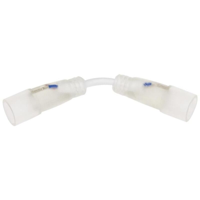 foto del prodotto efectoled connettore strisica led neon regolabile 220v circolare sflex17 doppio con cavo 17 mm