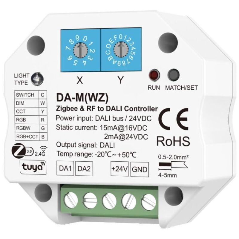 foto del prodotto efectoled convertitore da rf zigbee a dali compatibile con telecomando bianco