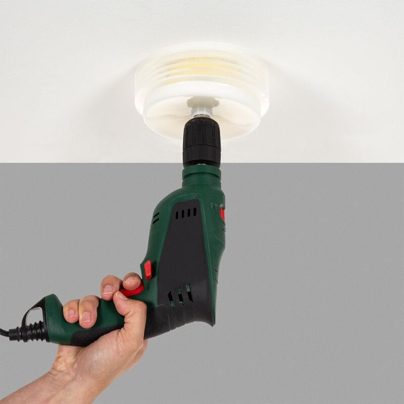 foto del prodotto efectoled corona di foratura per downlight con collettore di polvere diversi diametri giallo
