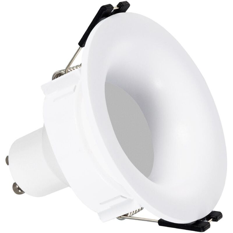 foto del prodotto efectoled downlight conico gu10 6w basso ugr pc foro 70mm bianco naturale no flicker 4000k