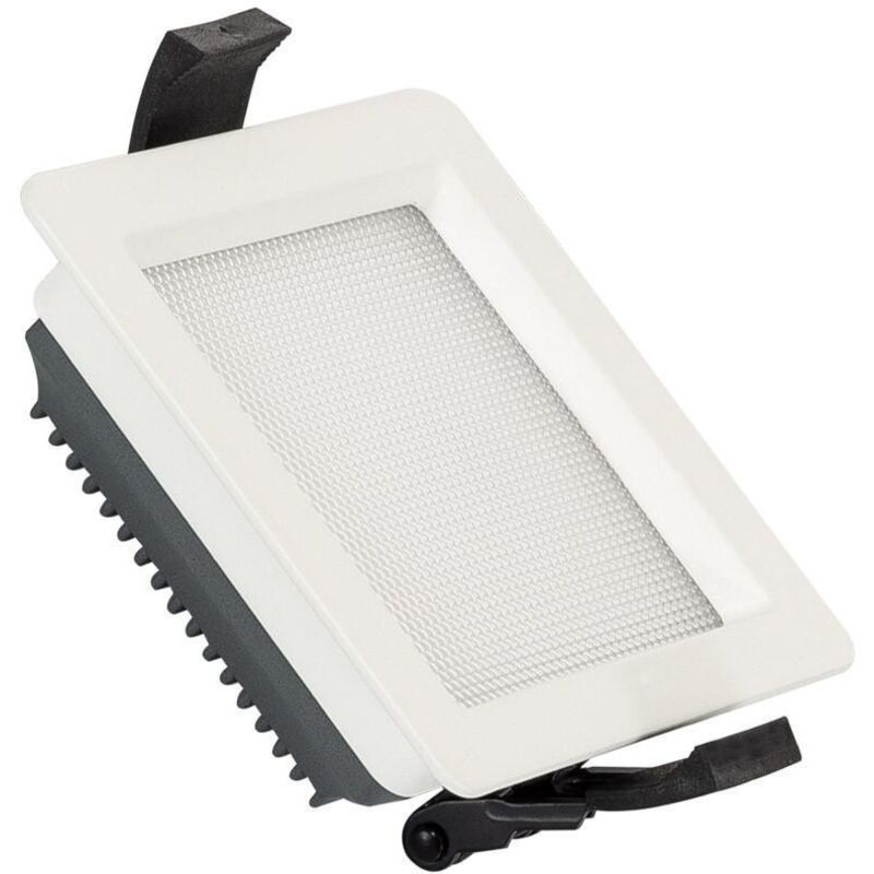 foto del prodotto efectoled downlight led 10w quadrato aero 130 lm w microprismatico lifud foro 85x85 mm bianco naturale 4000k