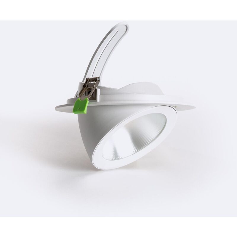 foto del prodotto efectoled downlight led 60w circolare orientabile osram 120 lm w lifud foro 200 mm bianco naturale no flicker 4000k