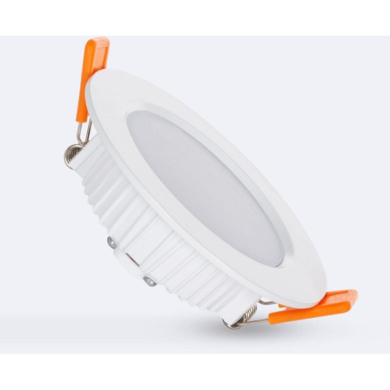 foto del prodotto efectoled - downlight led 6w circolare aero 110 lm w lifud foro 80 mm bianco caldo 2700k