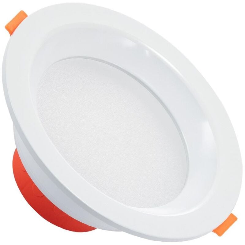 foto del prodotto efectoled downlight led 6w circolare lux cri90 foro 90mm ip44 bianco caldo no flicker 2700k