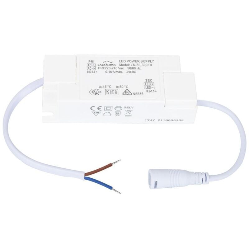 foto del prodotto efectoled - driver no flicker 220-240v output 67-100v 300ma 30w ls-30-300ri eaglerise 30 w