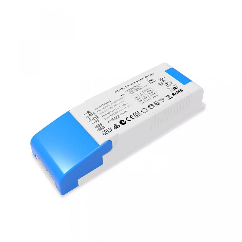 foto del prodotto efectoled driver no flicker regolabile 1 10v 220 240v output 21 42v 500ma 21w pe18aa42 aid 21 w