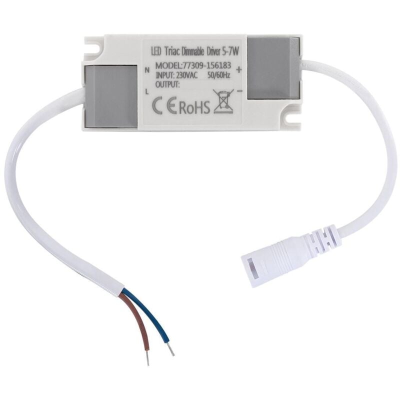 foto del prodotto efectoled driver no flicker regolabile triac 200 220v output 12 24v 5 7w 7 w