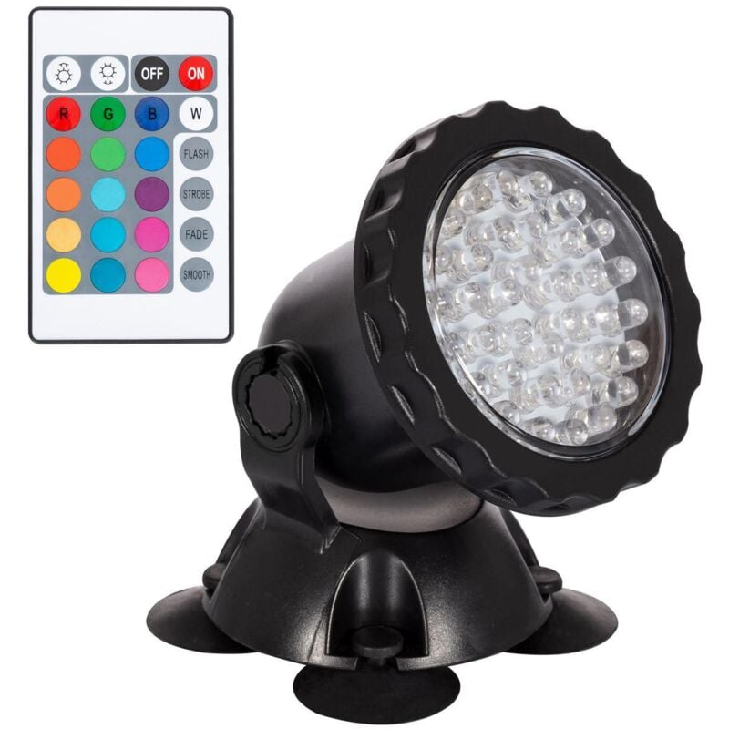 foto del prodotto efectoled faretto acquario led 3,5w sommergibile ip67 con telecomando 3.5 w
