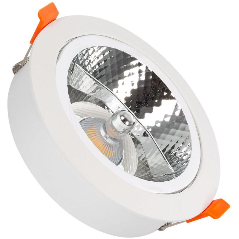 foto del prodotto efectoled faretto downlight led 15 w circolare ar111 foro 120 mm bianco naturale 4000k