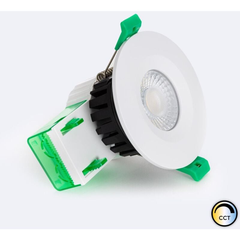 foto del prodotto efectoled faretto downlight led 5 8w circolare ignifugo regolabile ip65 foro 70 mm nf selezionabile naturale freddo 