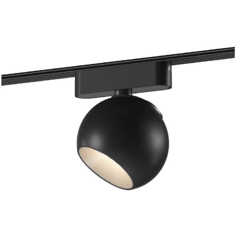 foto del prodotto efectoled faretto led binario magnetico 25mm superslim 12w concavo 48v nero 100 mm bianco naturale 4000k