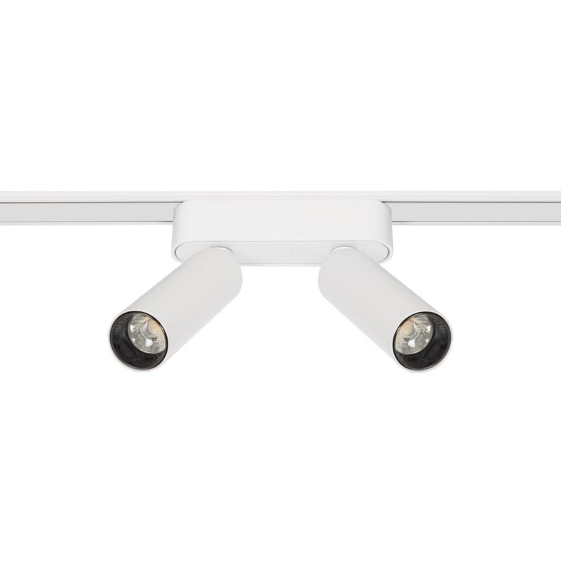 foto del prodotto efectoled faretto led binario magnetico 25mm superslim 14w doppio 48v bianco bianco naturale 4000k