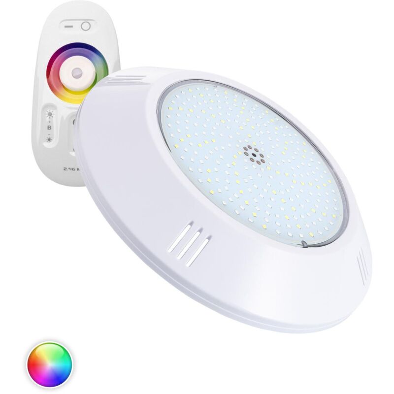 foto del prodotto efectoled faretto led piscina superficie rgbw waterproof 12v dc ip68 20w rgbw