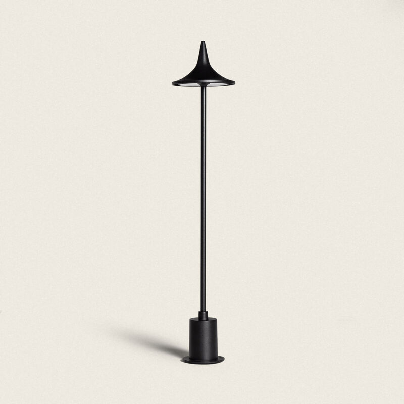 foto del prodotto efectoled faretto per esterni led 6w 60 cm con picchetto rowel nero