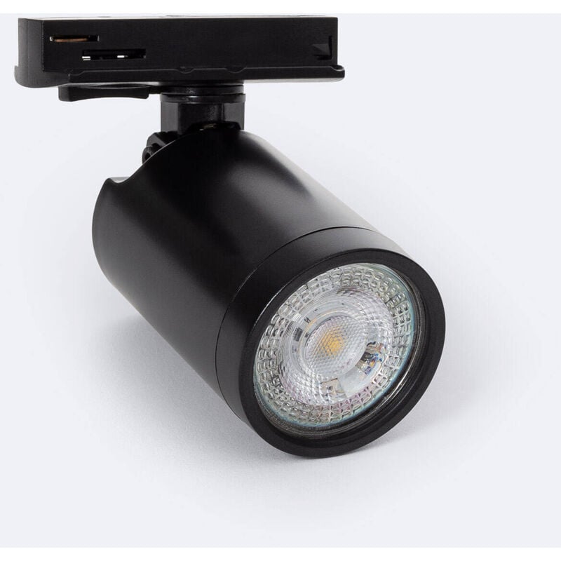 foto del prodotto efectoled faretto portalampada binario monofase davos per lampadina gu10 gu5.3 nero