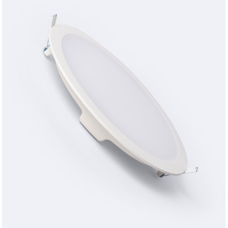 foto del prodotto efectoled faretto proiettore led circolare bianco 18.2w foro 200 mm bianco caldo 2700k