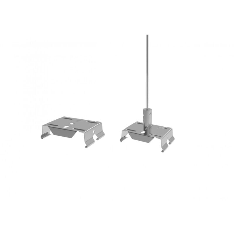 foto del prodotto efectoled kit di sospensione per barra lineare led trunking argento